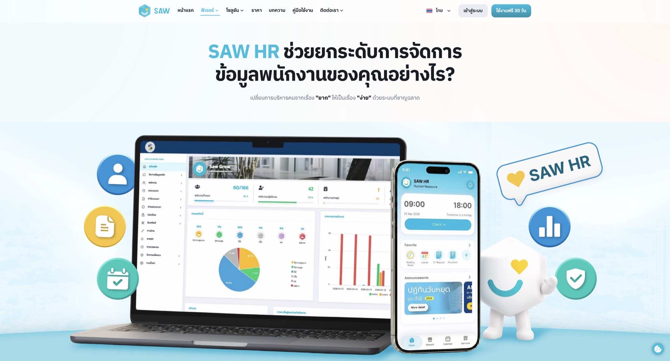 SAW HR — Website Conversion & Product Communication — 2