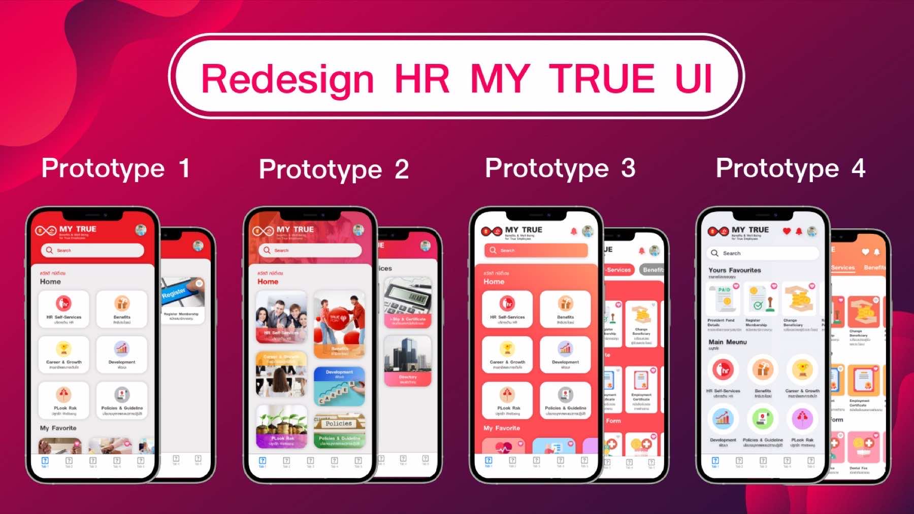 True Corporation: My True UX/UI — 2