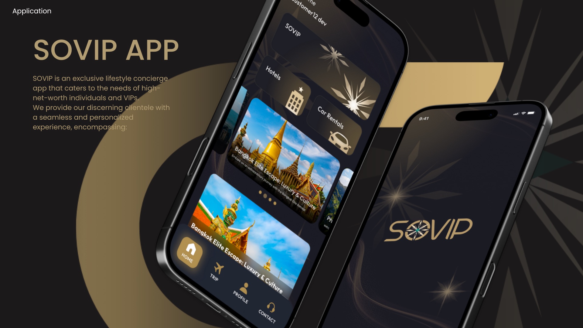 SOVIP App Visual System — SOVIP